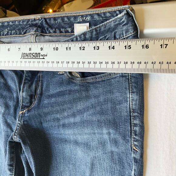 Specially Dyed Women’s Denim waxed Curvy Boot Cut Straight Jeans size 4S, Blue - Picture 2 of 12